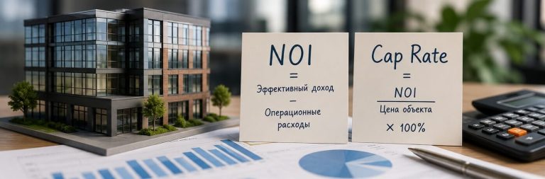 Что такое NOI и cap rate: как оценить доходность коммерческого объекта